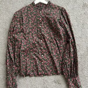 Doen Shirt Liberty Fabric Sz Small